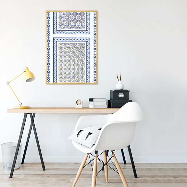 plakat do biura nad biurko