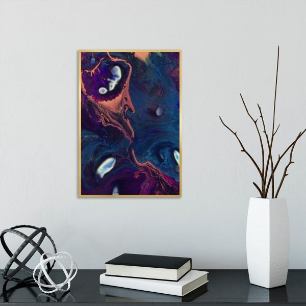 motyw rozlanych farb jako dekoracja