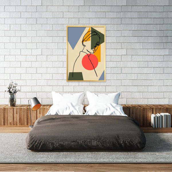 figury geometryczne i motyw kobiety