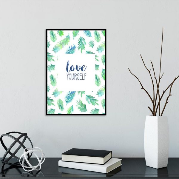 angielski napis o kochaniu siebie