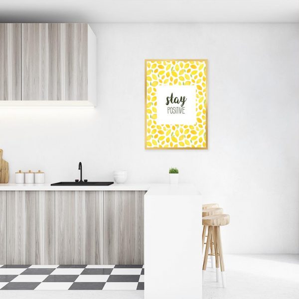 plakat kuchenny jako ozdoba