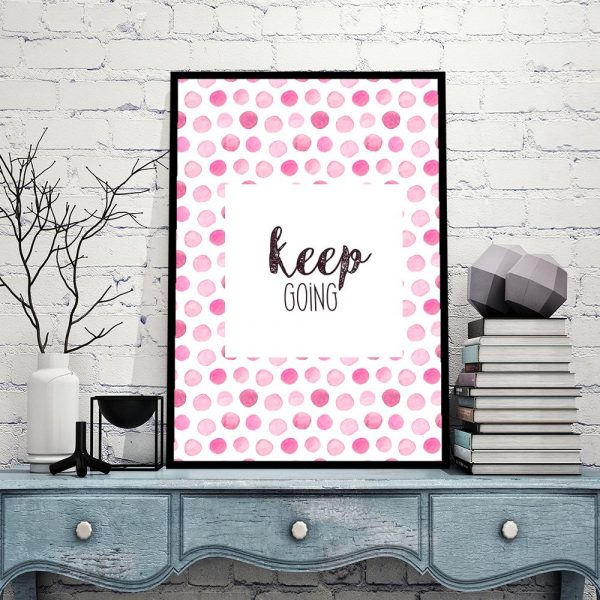 keep going - plakat