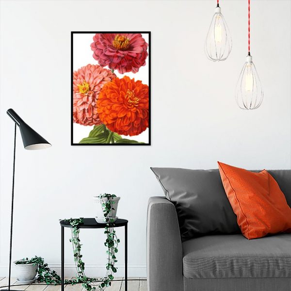 dekoracja kwiatowa - plakat