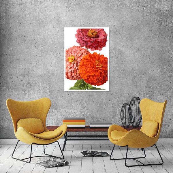 kwiecisty plakat w formie dekoracji