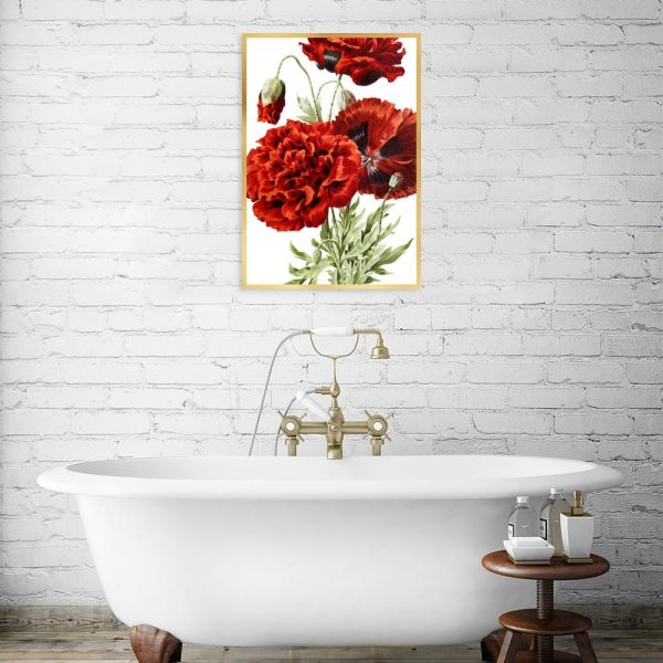 plakat do łazienki nad wannę