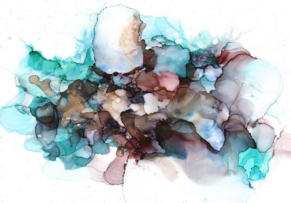 wodne plamy jako dekoracja