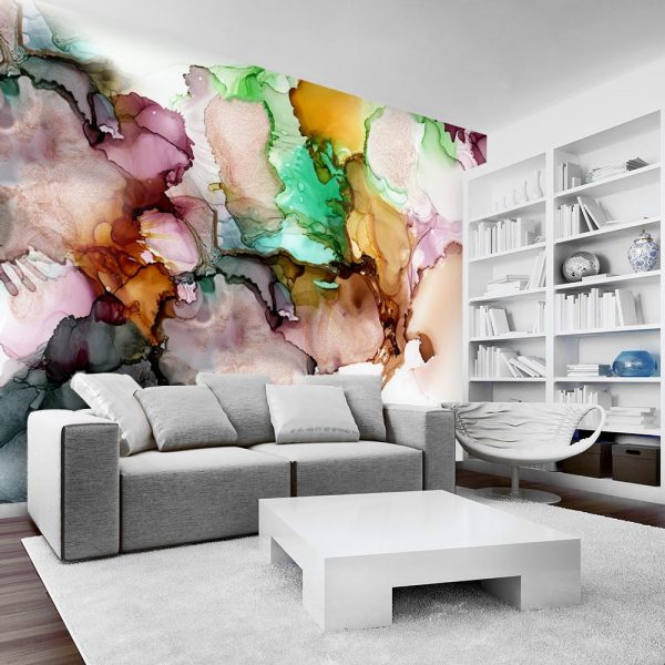 wodny wzór na tapecie