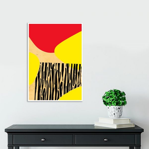 plakat abstrakcyjny do salonu