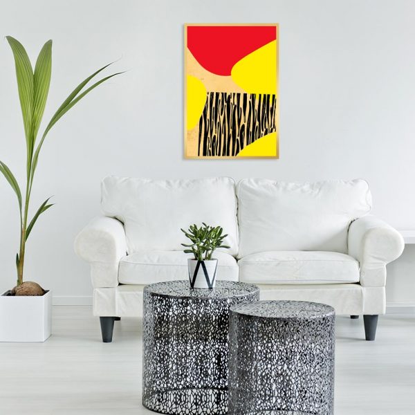 kolorowa dekoracja ścienna