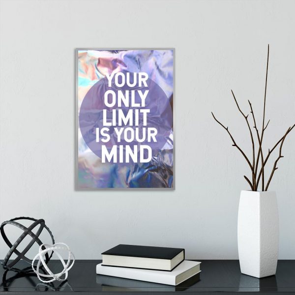 plakat z motywacyjnym napisem