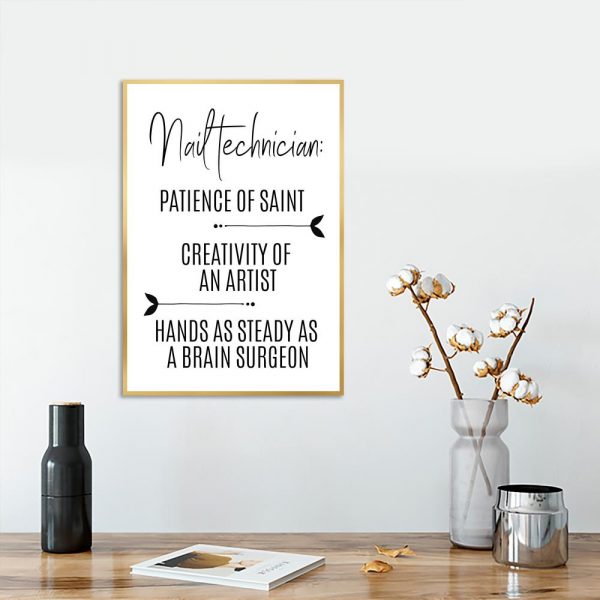 plakat dla manikiurzystki