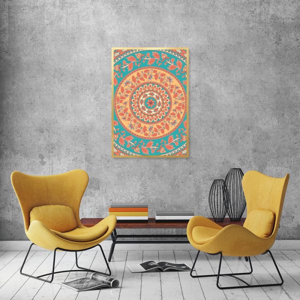 plakat ze złotą ramką