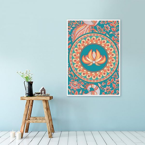 folklorystyczny plakat