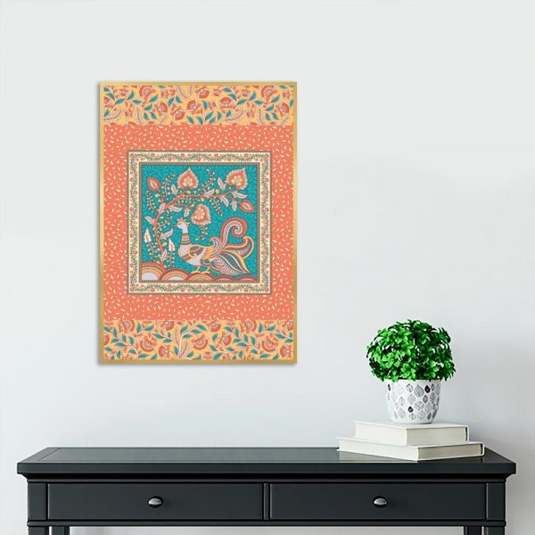 wzorki jako dekoracja z pawiem