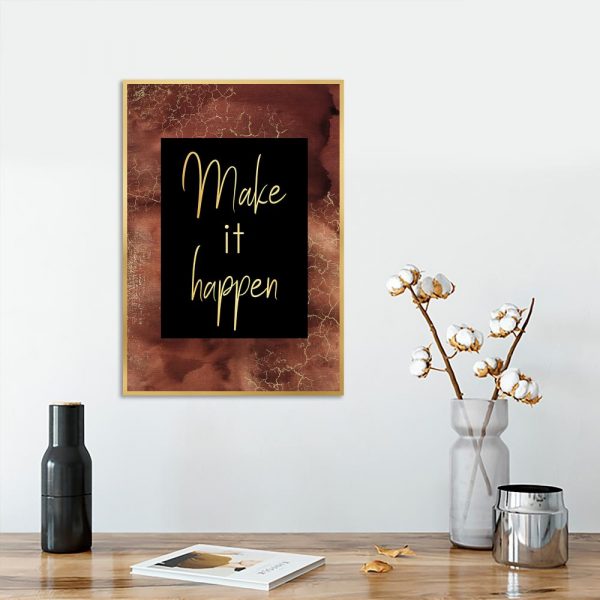 plakat na ścianę o motywacji