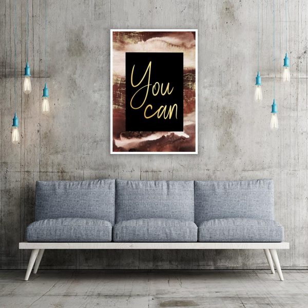 you can - plakat do pokoju