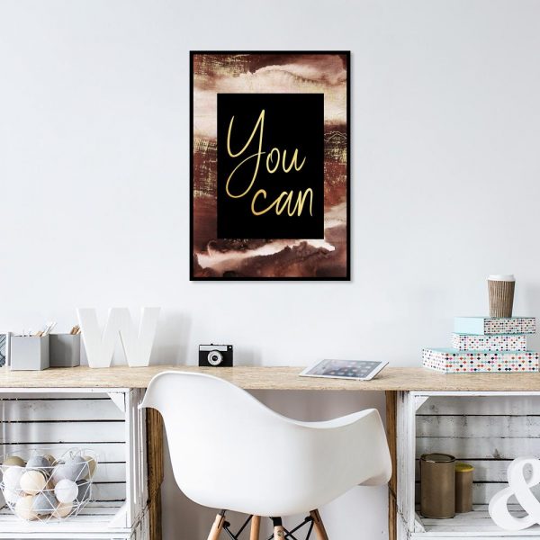 you can - plakat do salonu