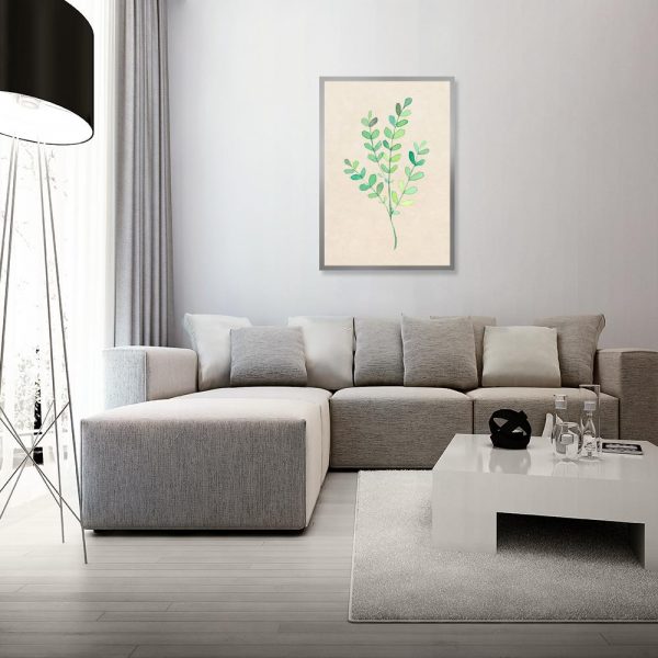 roślinny plakat zielony