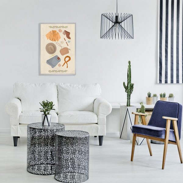 plakat w modnym stylu