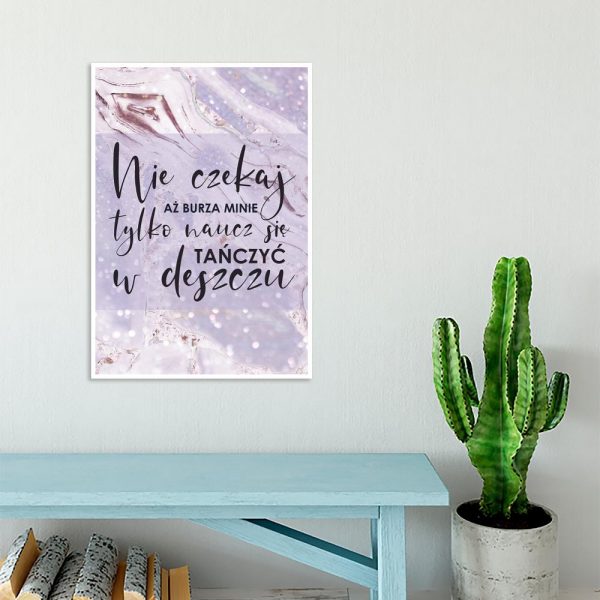 pionowy plakat motywacyjny