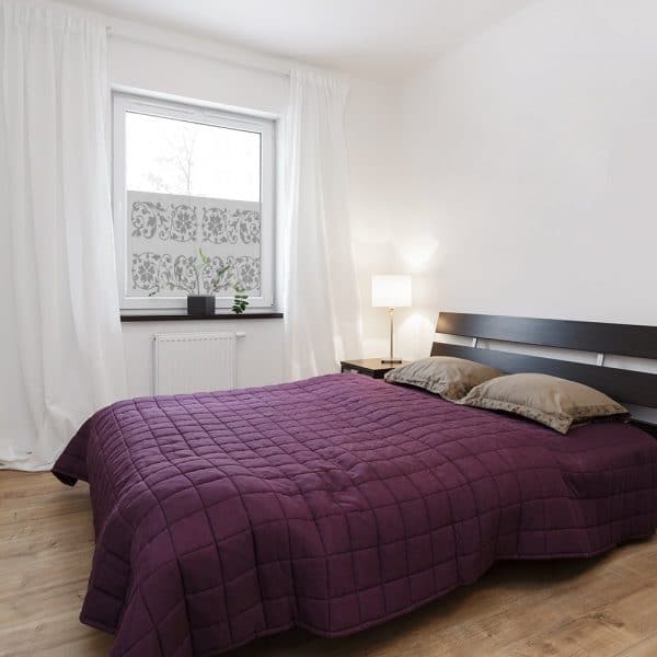 naklejka okienna z motywem wzorów