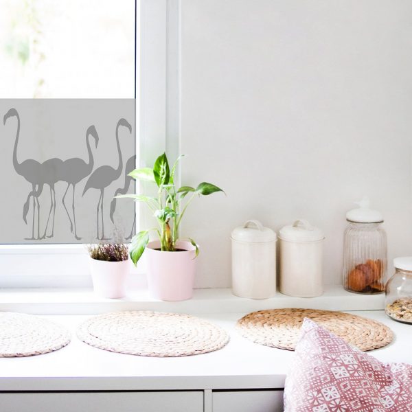 naklejka na okno do kuchni z flemingami