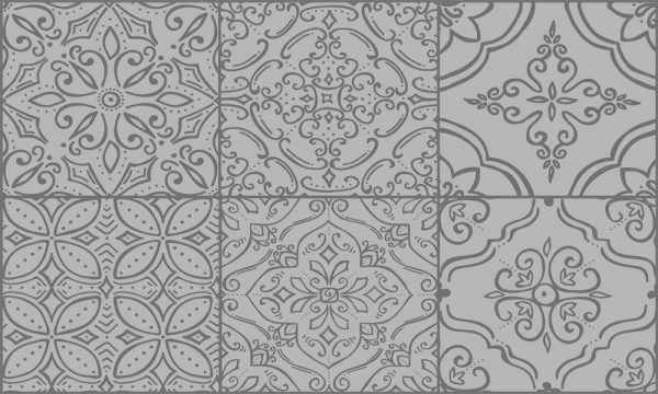 firanka samoprzylepna z motywem kafelek