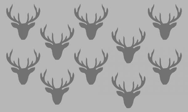 Okleina okienna z wzorem jelenia