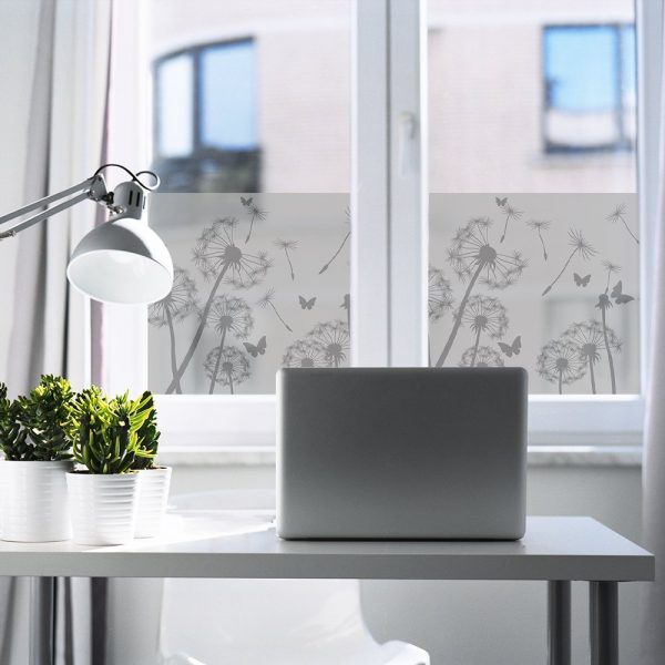 naklejka na szybę z dmuchawcami