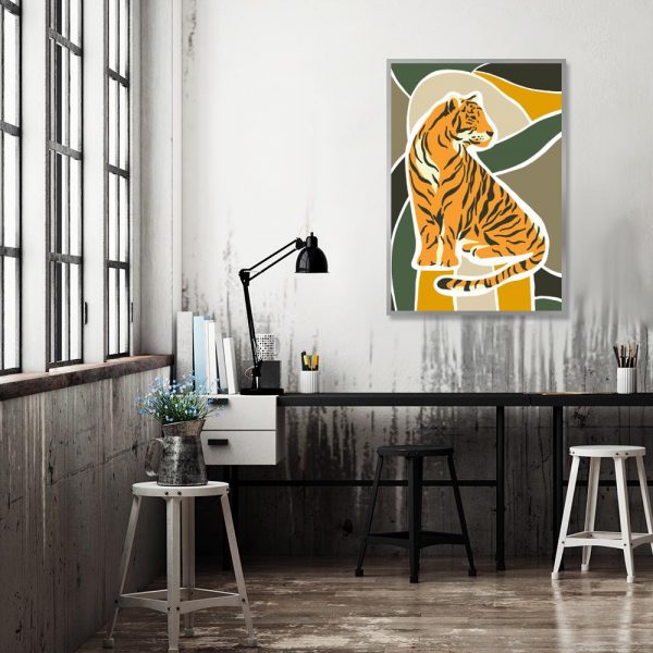 plakat z tygrysem do gabinetu