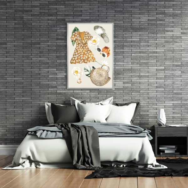 plakat z letnimi dodatkami na ścianę do sypialni