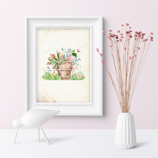 plakat z motywem wiosennym