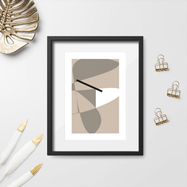 plakat beżowy