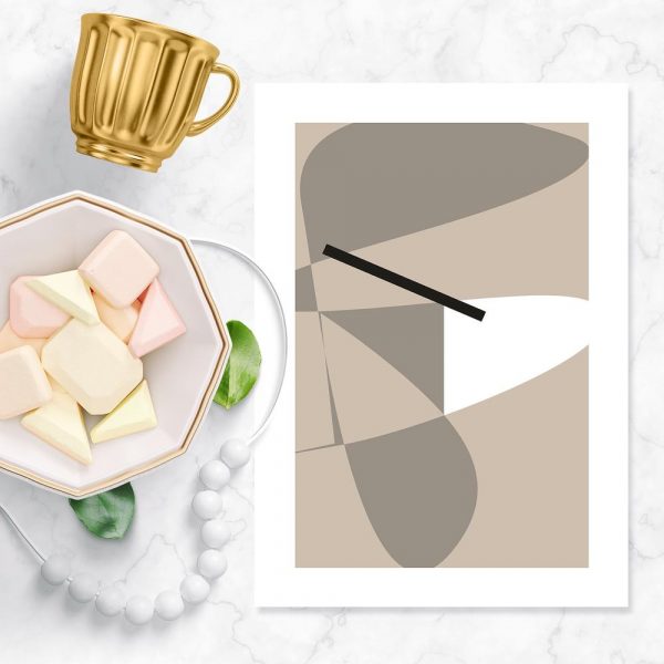 plakat abstrakcyjne wzory