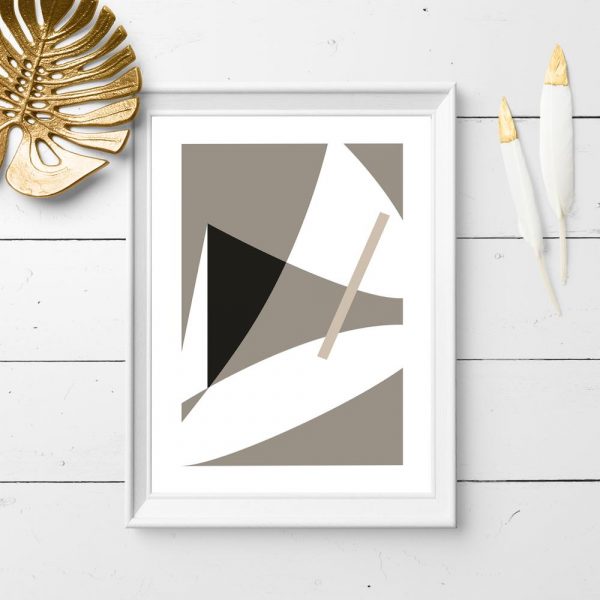 abstrakcyjny plakat