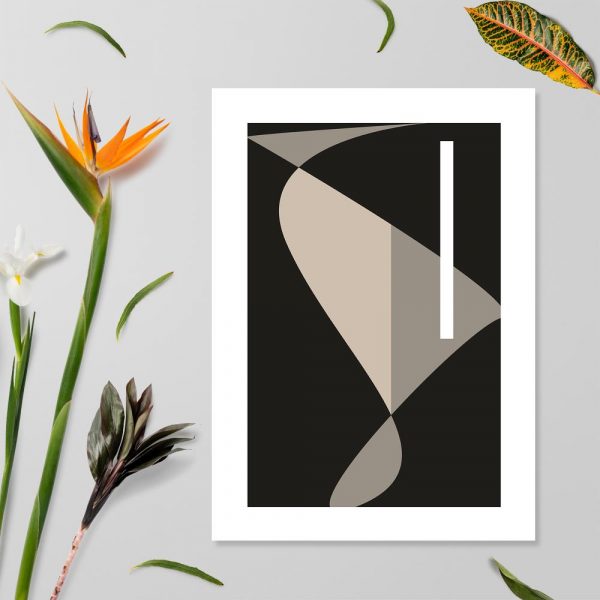 plakat abstrakcyjny wzór