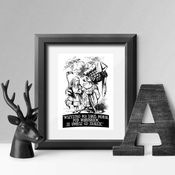 plakat cytat alicja w krainie czarów
