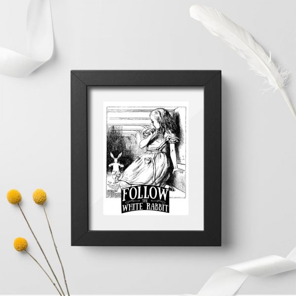 plakat ilustracja alicja w krainie czarów