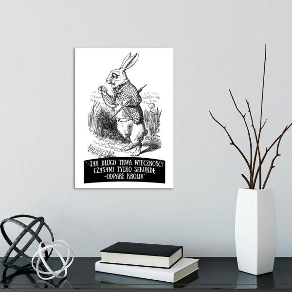 plakat ilustracja alicja w krainie czarów