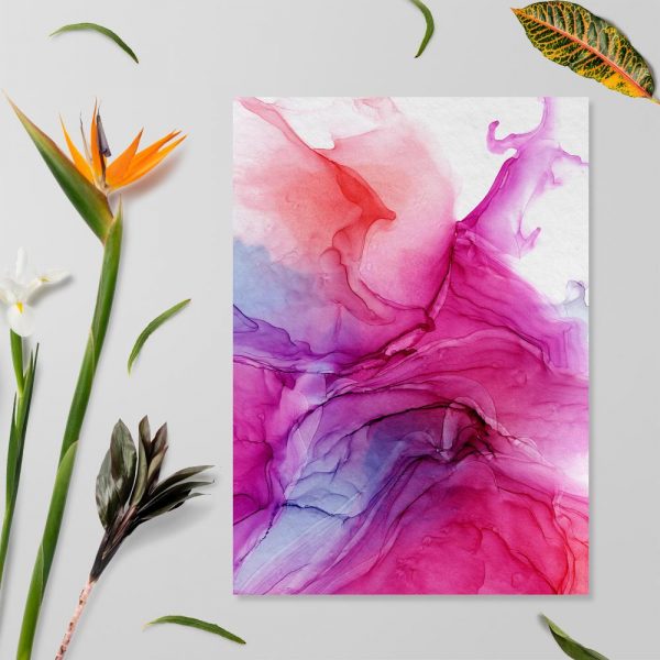 plakat alcohol ink