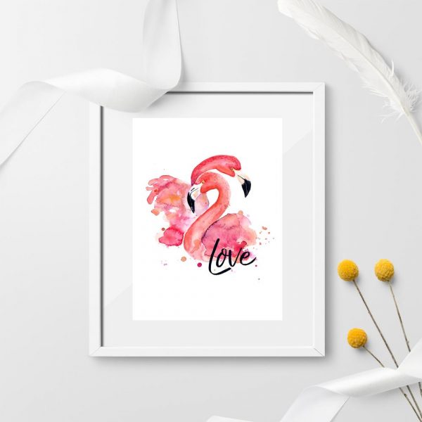 plakat ptaki i napis