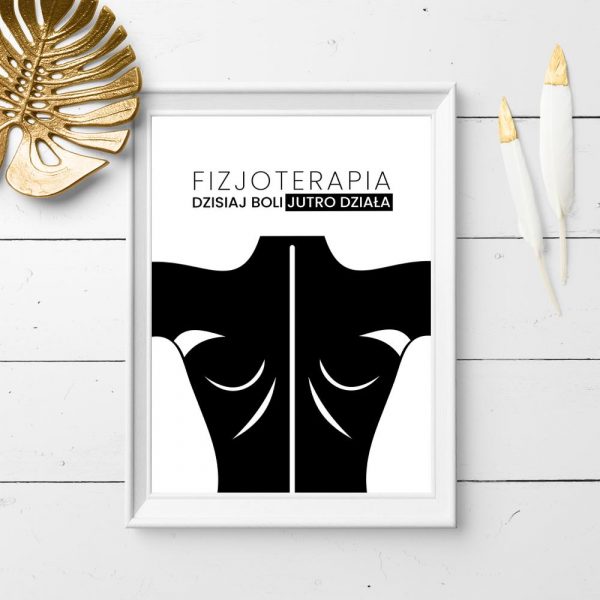plakat dla fizjoterapeuty