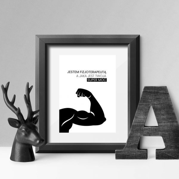 plakat jestem fizjoterapeutą