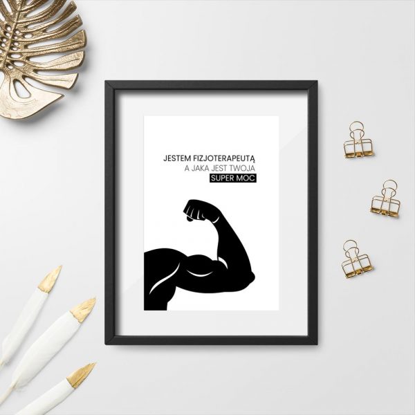 plakat dla fizjoterapeuty
