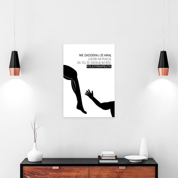 plakat o fizjoterapii