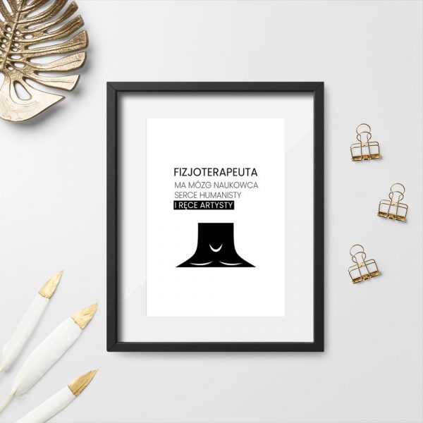 plakat dla fizjoterapeuty