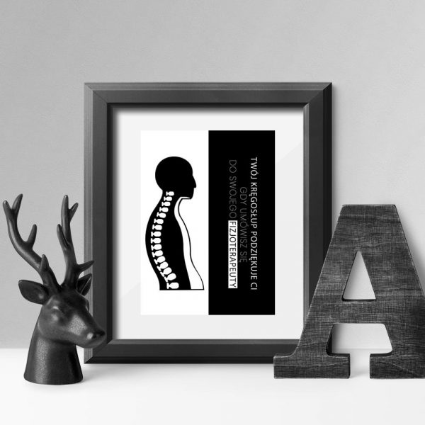 plakat dla fizjoterapeuty