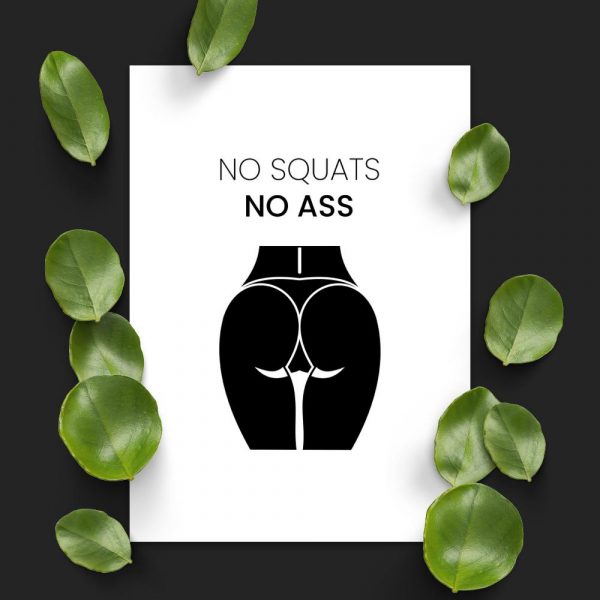 czarno-biały plakat motywacja