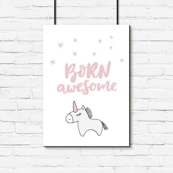 plakat be awesome