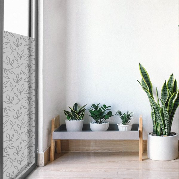 naklejka na szybę listki